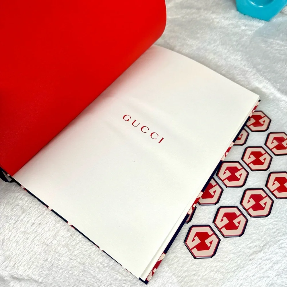 Gucci Notebook WITH Stickers SET NEW!! - Picture 2 of 6